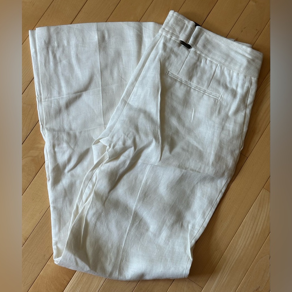 Zara soft-white pants